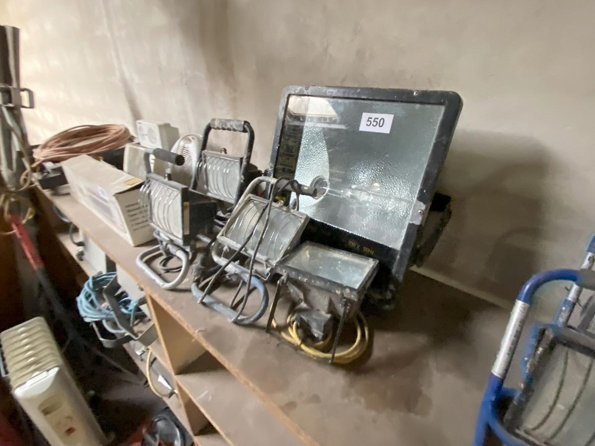 Großposten Bauscheinwerfer