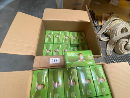 1500 Stück Mund-,Nasenschutzmasken 3 lagig 1500 Stück Mund-,Nasenschutzmasken 3 lagig