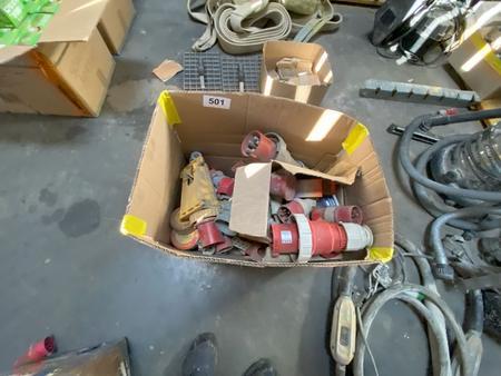 Karton mit CE Steckdosen - Elektromaterial Karton mit CE Steckdosen - Elektromaterial