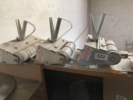 3 Stück Mörtelschlitten 3 Stück Mörtelschlitten