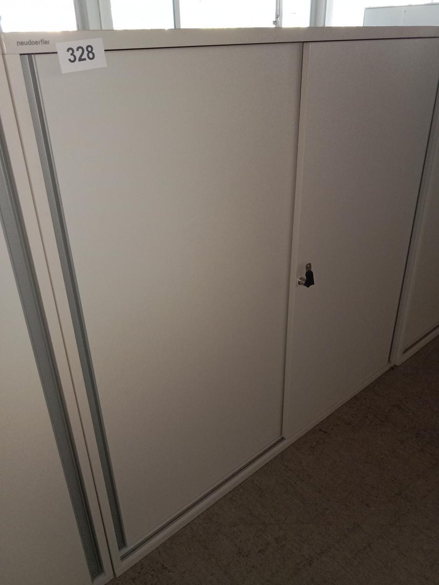 Neudörfler Aktenschrank, 120x45x113cm, 3 Ordner hoch, cremefarbig, mit Schlüssel?d=2025-09-02 13:07:07