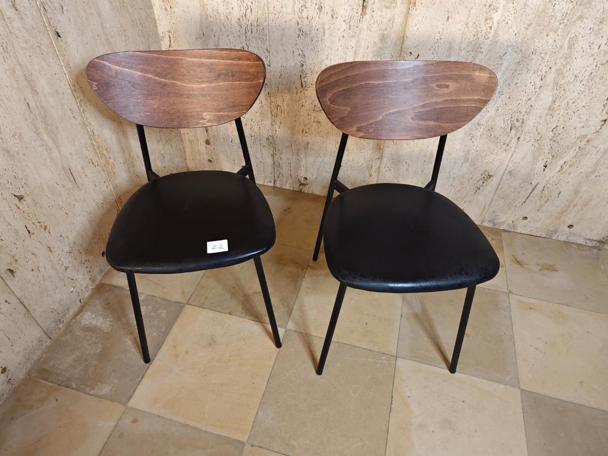 Designer Stühle Muubs, schwarz, 2 Stück