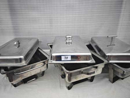 Chafing Dish, 3 Stk. Chafing Dish, 3 Stk.