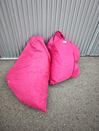 Sitzsack, rosa, 2 Stk. Sitzsack, rosa, 2 Stk.