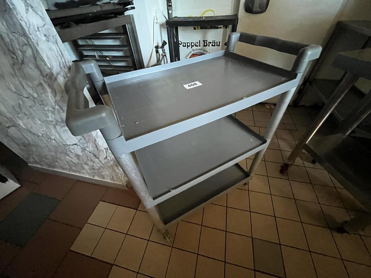PVC Küchenregal mobil ca. 80/40/90 cm