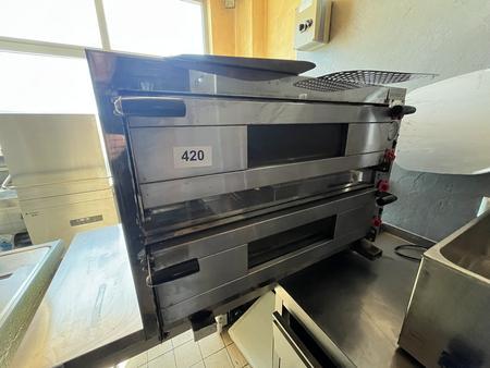 Pizzaofen 2 Etagen Franco Benetto FV 44-10 KW , 90/90/65 cm Pizzaofen 2 Etagen Franco Benetto FV 44-10 KW , 90/90/65 cm
