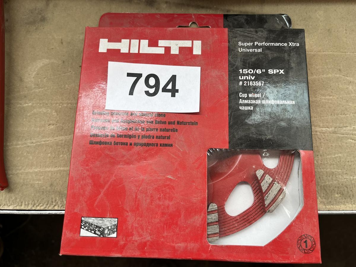 HILTI Schleifscheibe neu für Beton, HILTI Fräser neu?d=2025-09-14 08:24:34