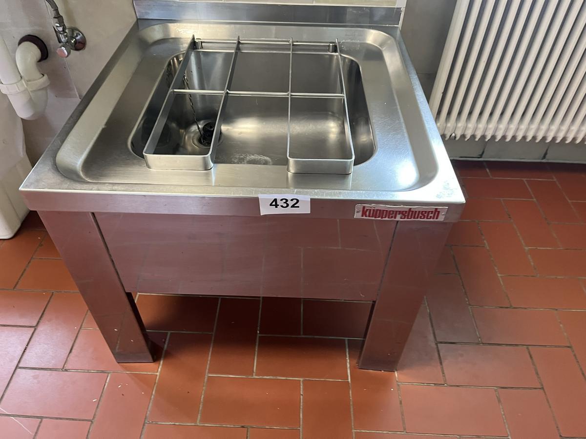 Küppersbusch Edelstahlspülbecken 60/60/50 cm freistehend