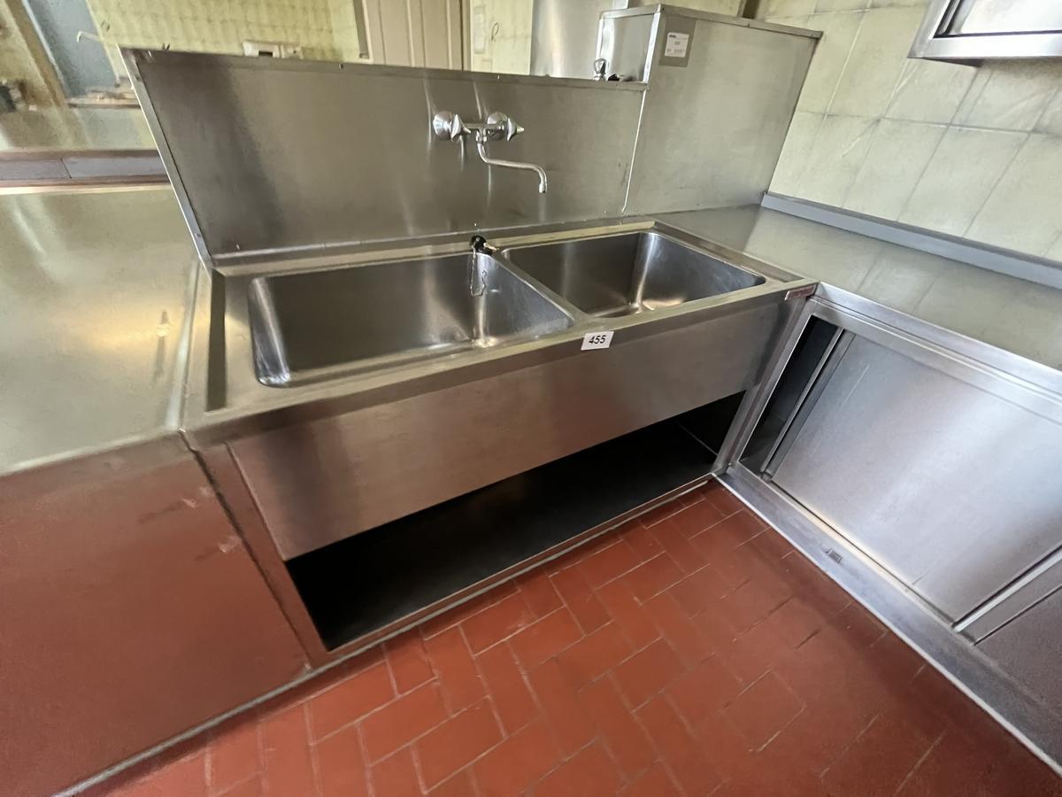 Küppersbusch Doppelspüle 141/70 cm Becken 60/50/30 cm