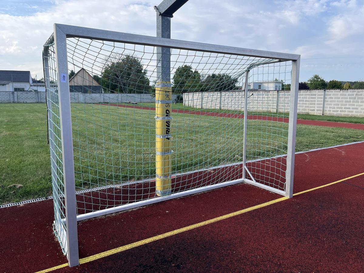2 Stück Aluminium Fußballtore ca. 3 x 2.1m