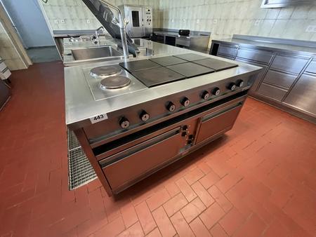 Kpperbusch Elektroherd mit 16/14 KW, 6 Platten 30/30 cm 2 runde Platten und Backrohr