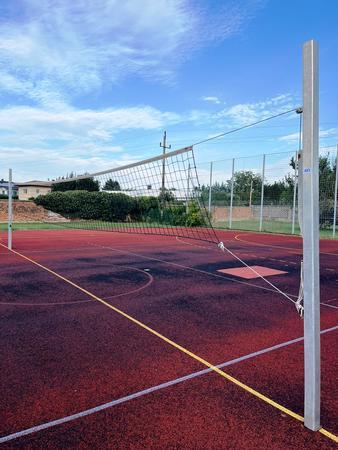 Profi Outdoor Volleyballnetz 2 Steher plus Netz ca.11 x 2.3 m