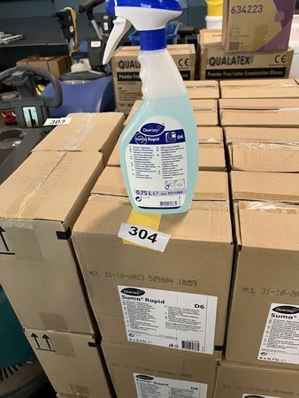 36 Flaschen DIVERSEY SUMA RAPID 0.75 l Glasreiniger