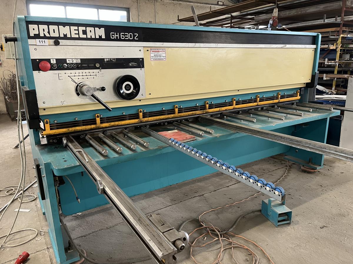 Tafelschere PROMECAM GH 630 Z 3100 mm 6mm Stahl,8mm Alu,4mm Niro?d=2025-10-03 02:25:38