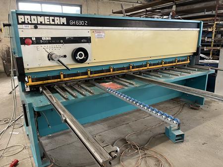 Tafelschere PROMECAM GH 630 Z 3100 mm 6mm Stahl,8mm Alu,4mm Niro