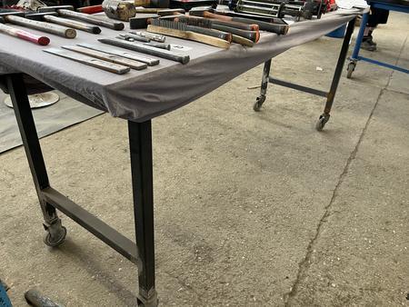 Werktisch mit Rollen ca. 225/70 cm