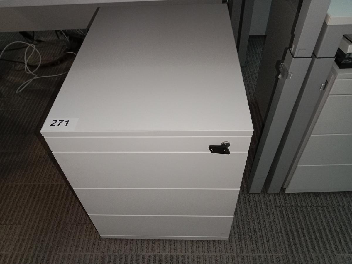 Steelcase Rollcontainer, ca. 44x59x57cm