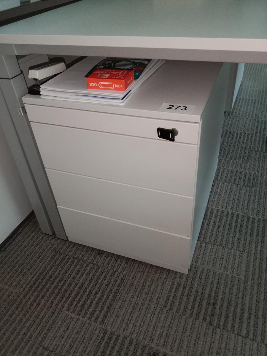 Steelcase Rollcontainer, ca. 44x59x57cm