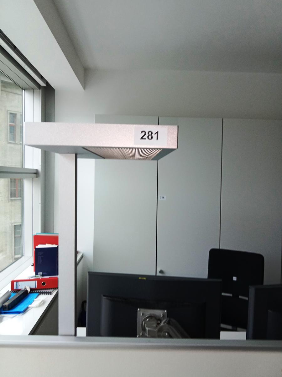 Mazzoleni Licht Stehlampe, ca. 58x33x185cm
