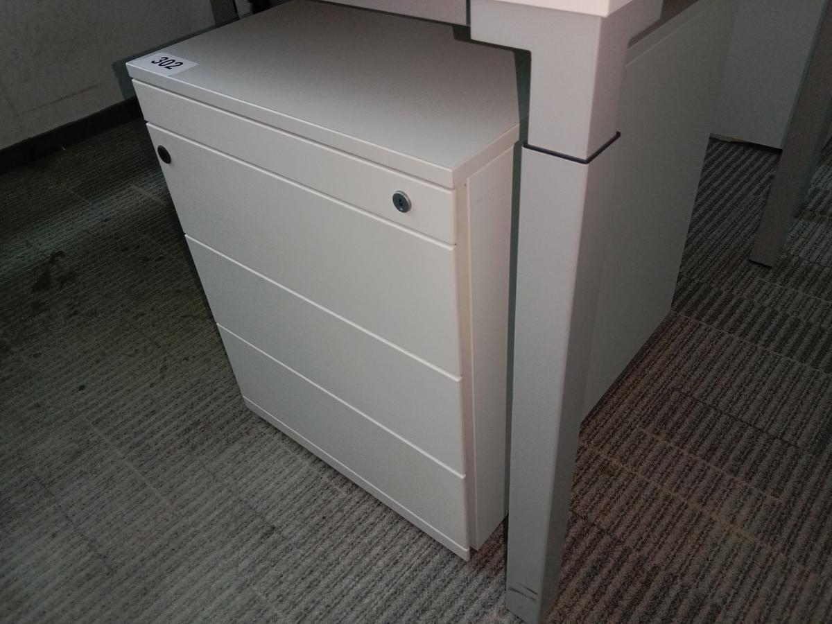 Steelcase Rollcontainer, ca. 44x59x57cm
