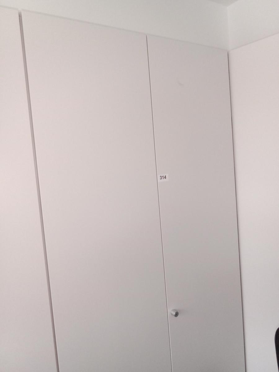 Aktenschrank, Steelcase, 6 Ordner hoch, weiß, ca. 120x45x230cm