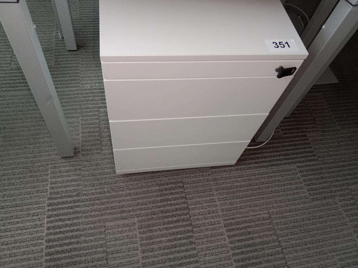 Steelcase Rollcontainer, ca. 44x59x57cm