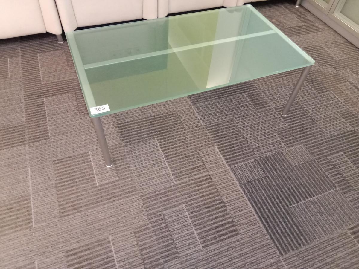 Glastisch - Couchtisch, ca. 110x60x40cm