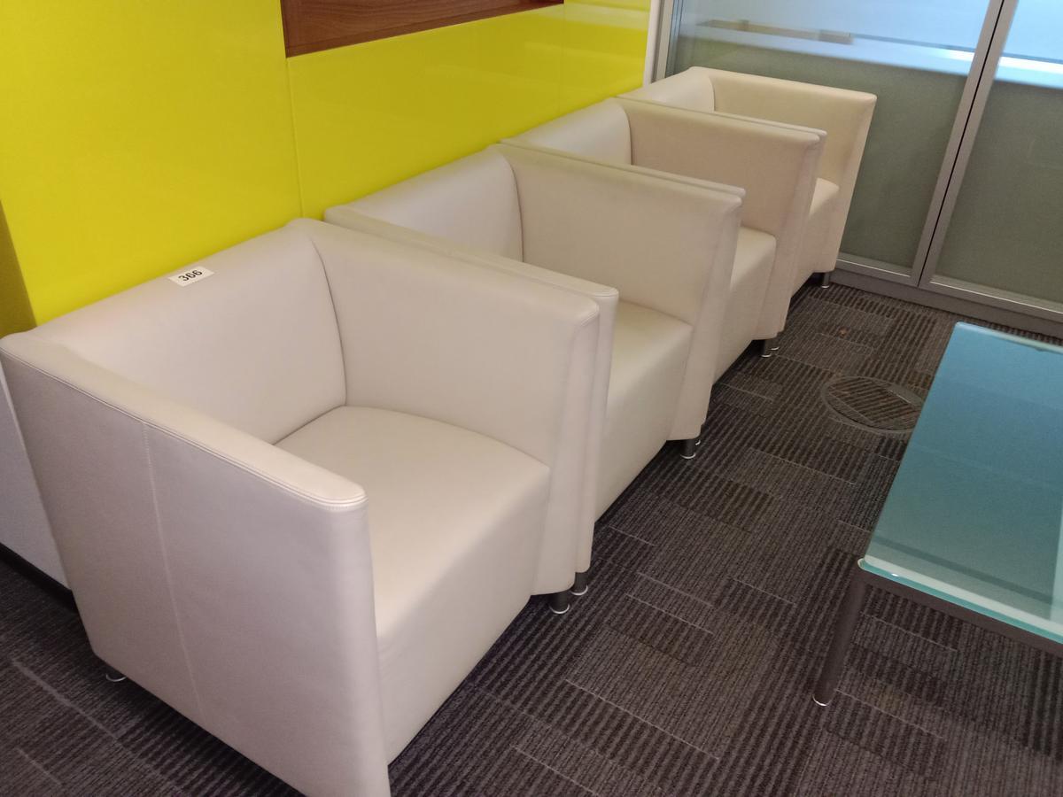 4 Stk. Walter Knoll Sitzsofas, creme