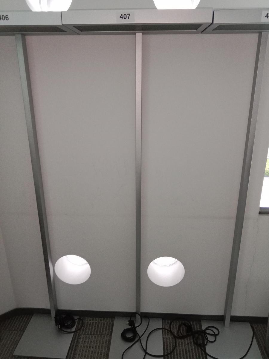 Mazzoleni Licht Stehlampe, ca. 58x33x185cm