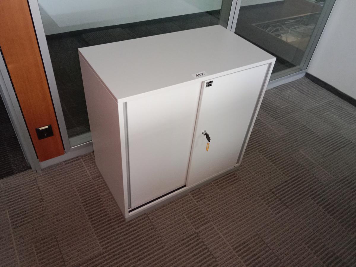 Aktenschrank, weiß, ca. 80x45x80cm