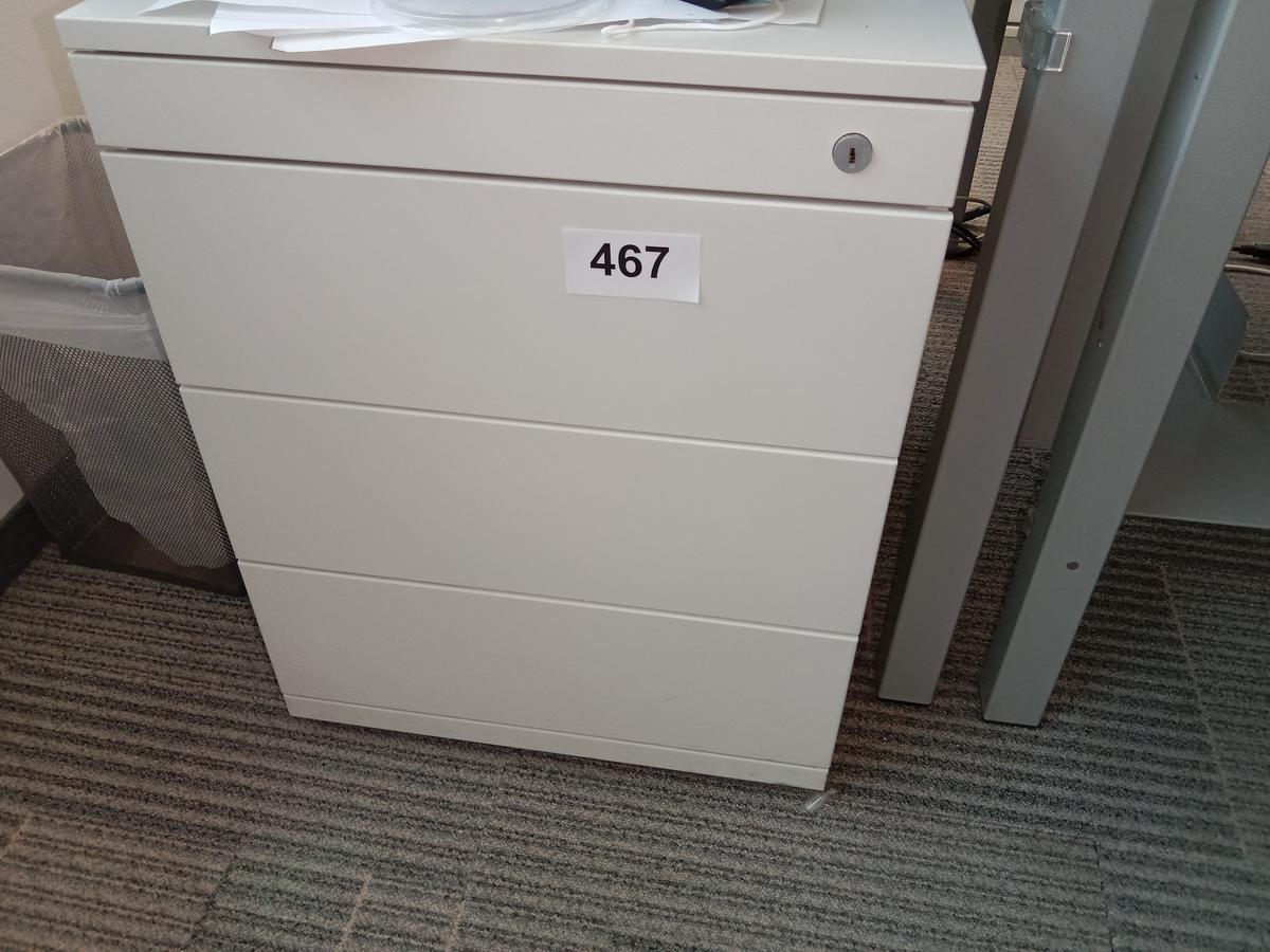 Steelcase Rollcontainer, ca. 44x59x57cm