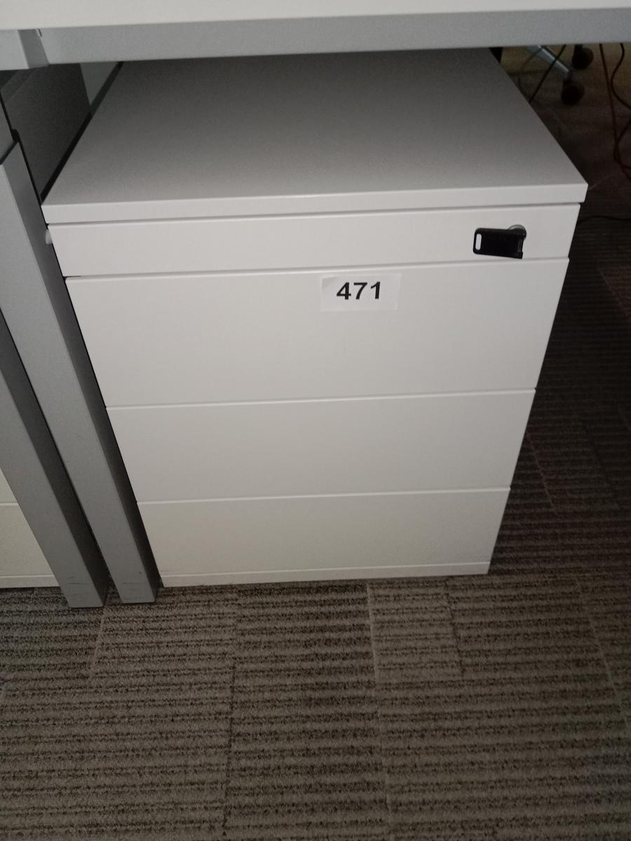 Steelcase Rollcontainer, ca. 44x59x57cm