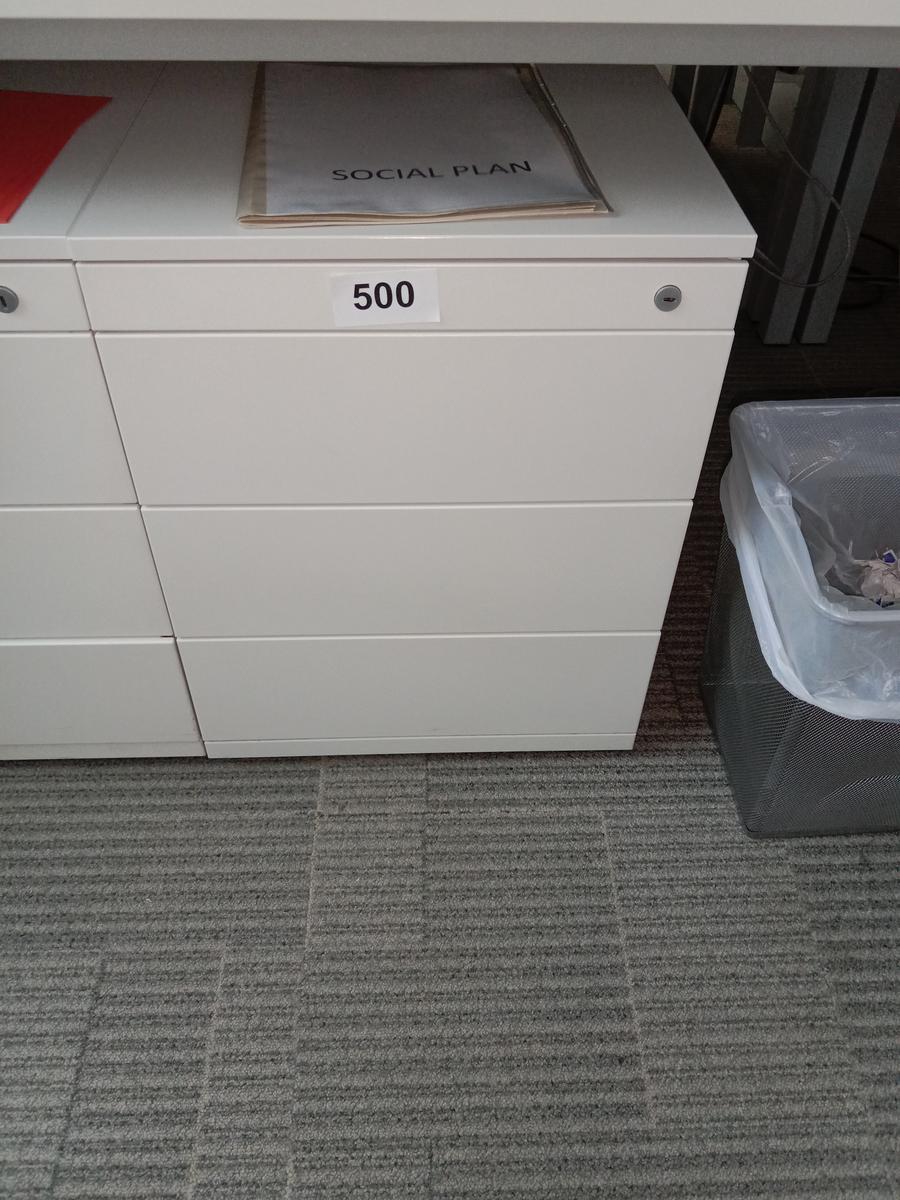 Steelcase Rollcontainer, ca. 44x59x57cm