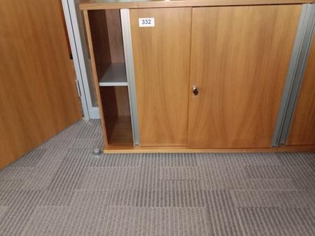 Aktenschrank, Holzoptik, ca. 100x45x83cm, 2 Odner hoch