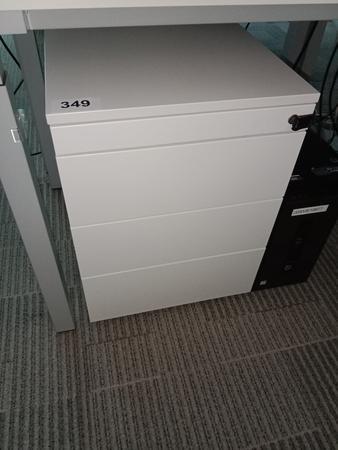 Steelcase Rollcontainer, ca. 44x59x57cm
