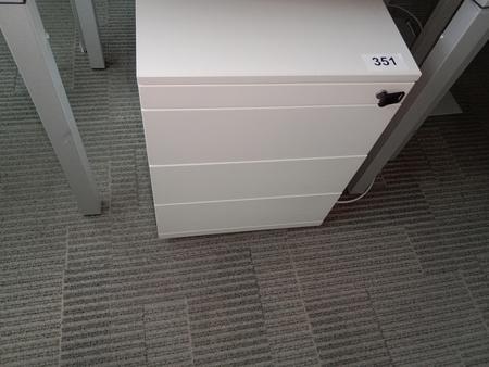 Steelcase Rollcontainer, ca. 44x59x57cm