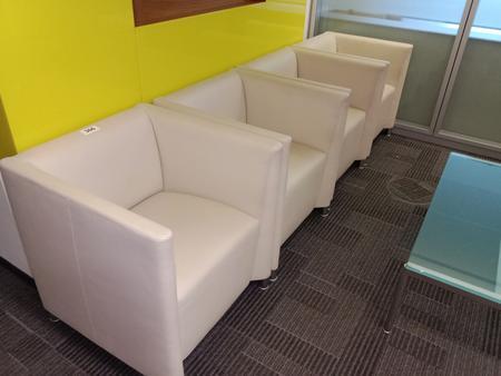 4 Stk. Walter Knoll Sitzsofas, creme