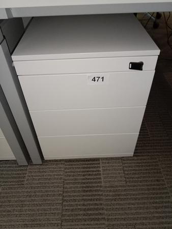 Steelcase Rollcontainer, ca. 44x59x57cm