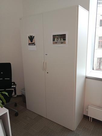 Blechschrank, ca. 120x50x200cm