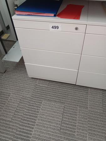 Steelcase Rollcontainer, ca. 44x59x57cm