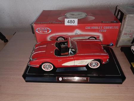 Modell Auto Chevrolet Corvette 1958