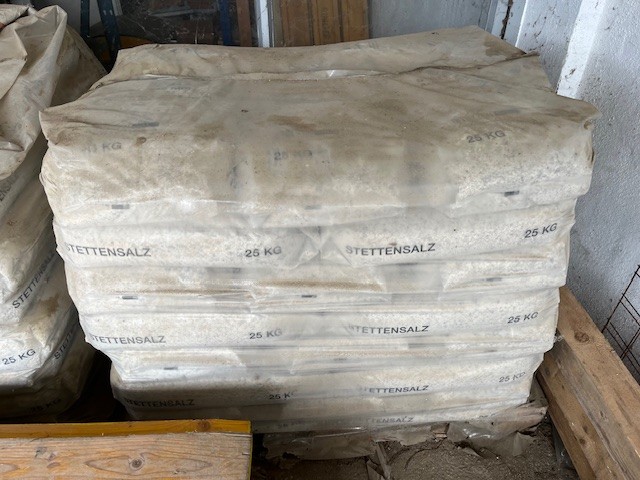 1 Palette Streusalz - Stettensalz mit je 21 Sack und je 25kg