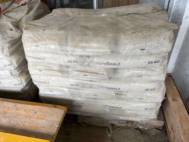1 Palette Streusalz - Stettensalz mit je 21 Sack und je 25kg