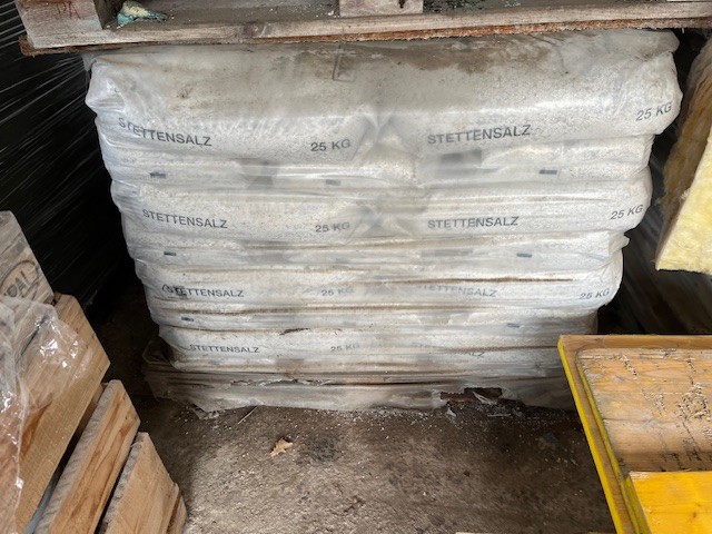 1 Palette Streusalz - Stettensalz mit je 21 Sack und je 25kg