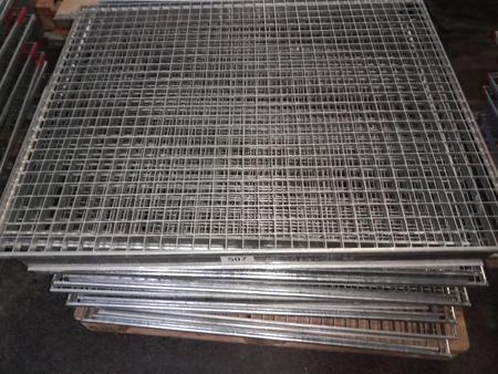 10 Stk. Schwerlastregal - Ersatzgitter, verzink, 110x90cm 10 Stk. Schwerlastregal - Ersatzgitter, verzink, 110x90cm