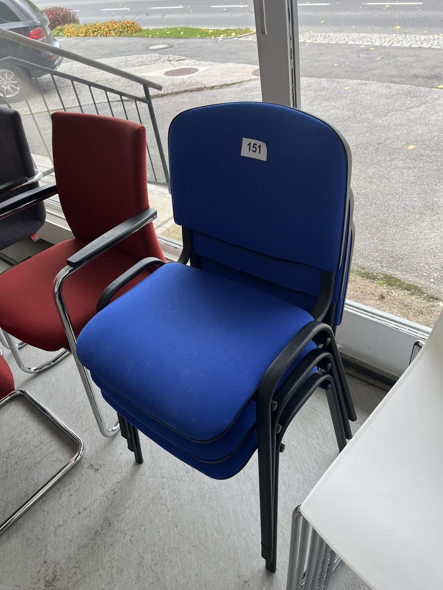 3 Stück Besprechungsstühle