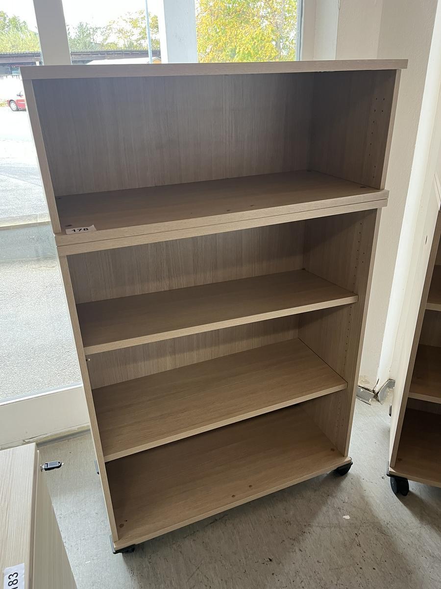 Mobilles Aktenregal offen ca. 100/160 cm