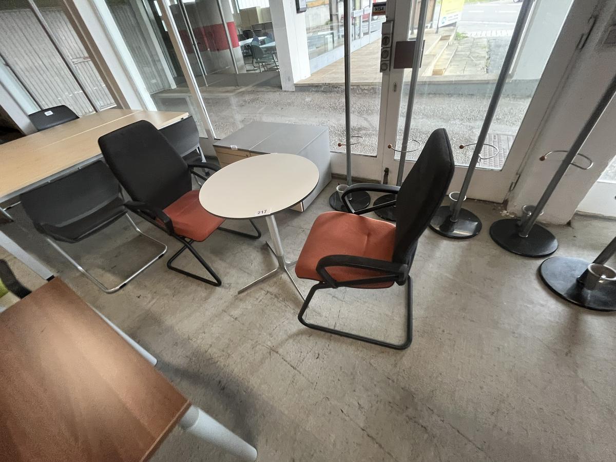 Besprechungstsch ca. 60 cm mit 2 Stühlen