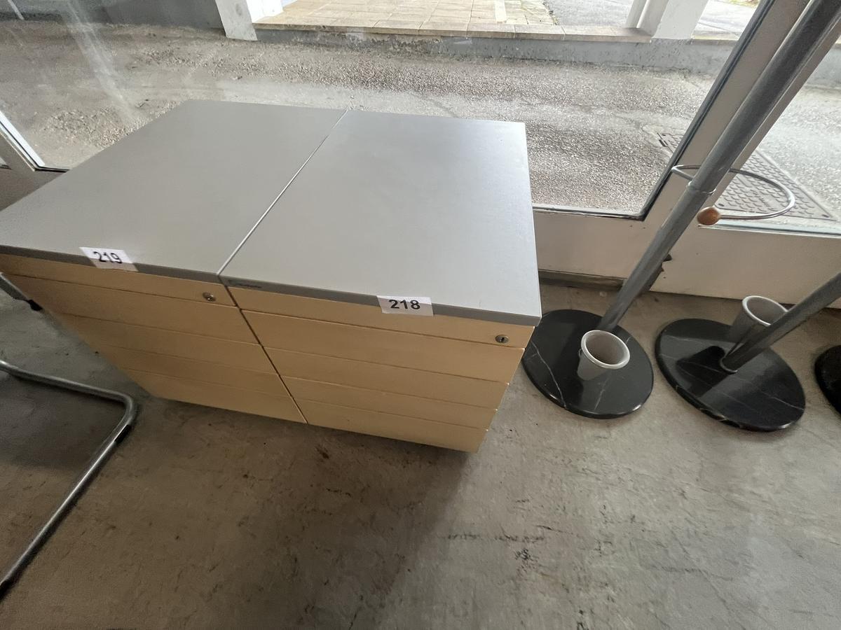 Rollcontainer ca. 55/60 cm mit Auszugsladen versperrbar