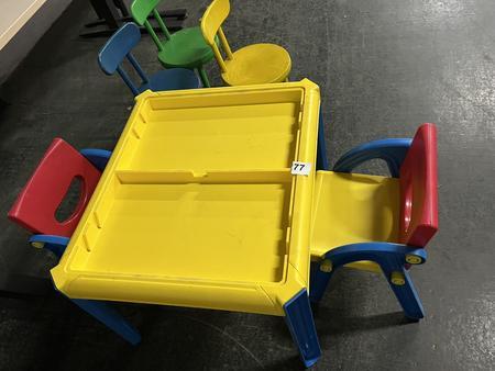 PVC Kinderspielecke mit Stühlen PVC Kinderspielecke mit Stühlen